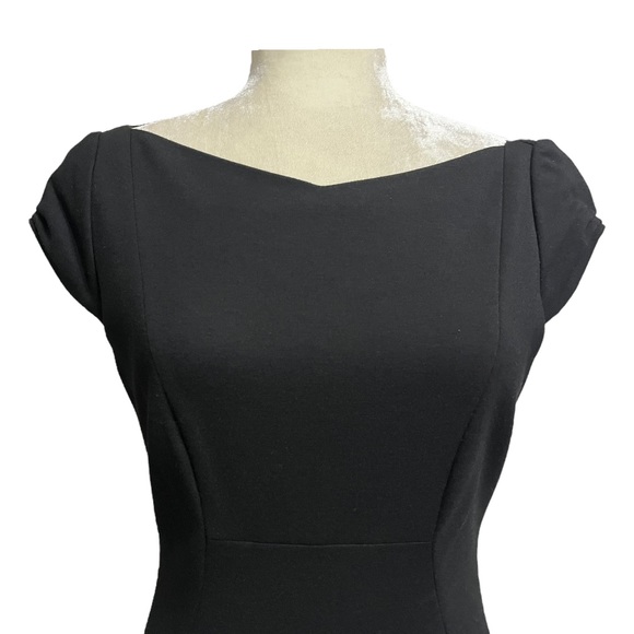 Elie Tahari Black Dress | Size 4 - Picture 4 of 11